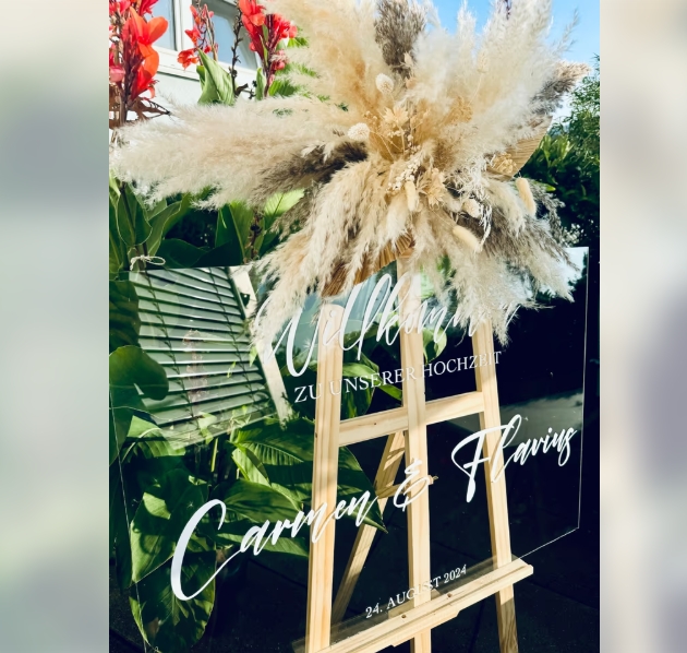 Hochzeit Willkommensschild Willkommen Schild Event Vermietung